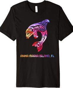 Tribal Anna Maria Island Orca Killer Whale Native American Premium T-Shirt