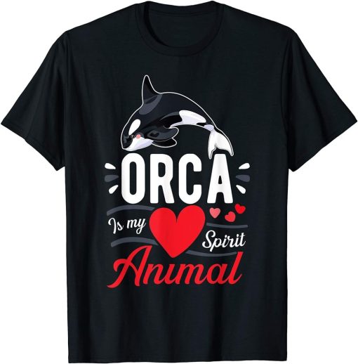 Orca is My Spirit Animal Love Cute, Orca Lover Kid Tee T-Shirt